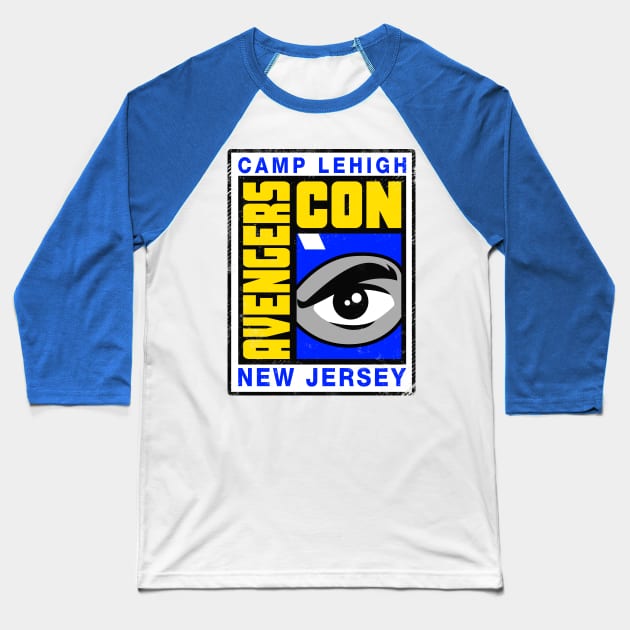 Hero Convention Baseball T-Shirt by blairjcampbell